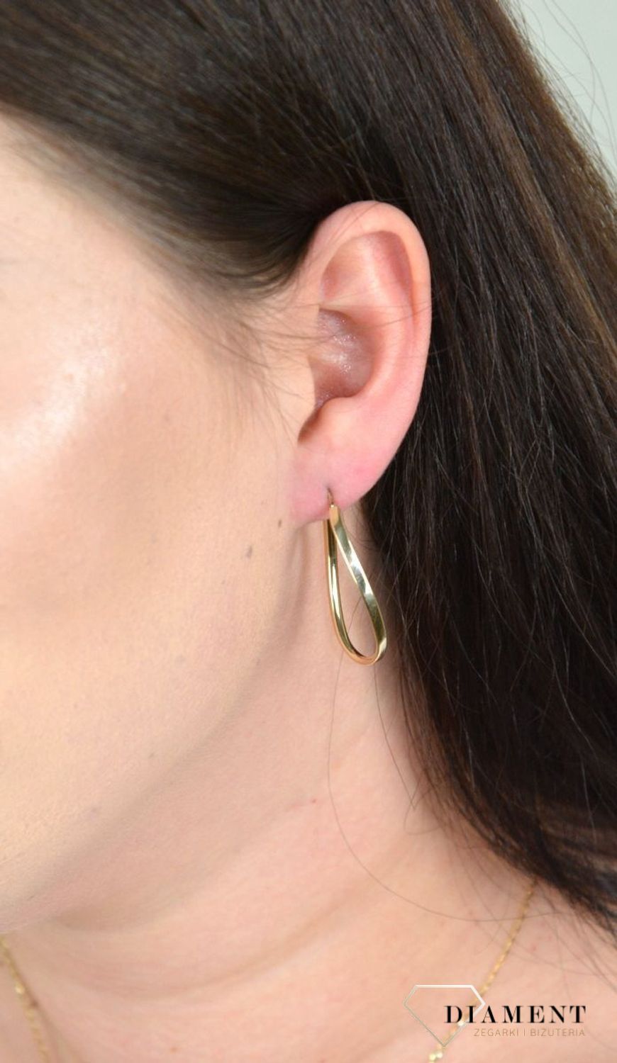 Złote kolczyki Falisty owal KL 8209B.jpg